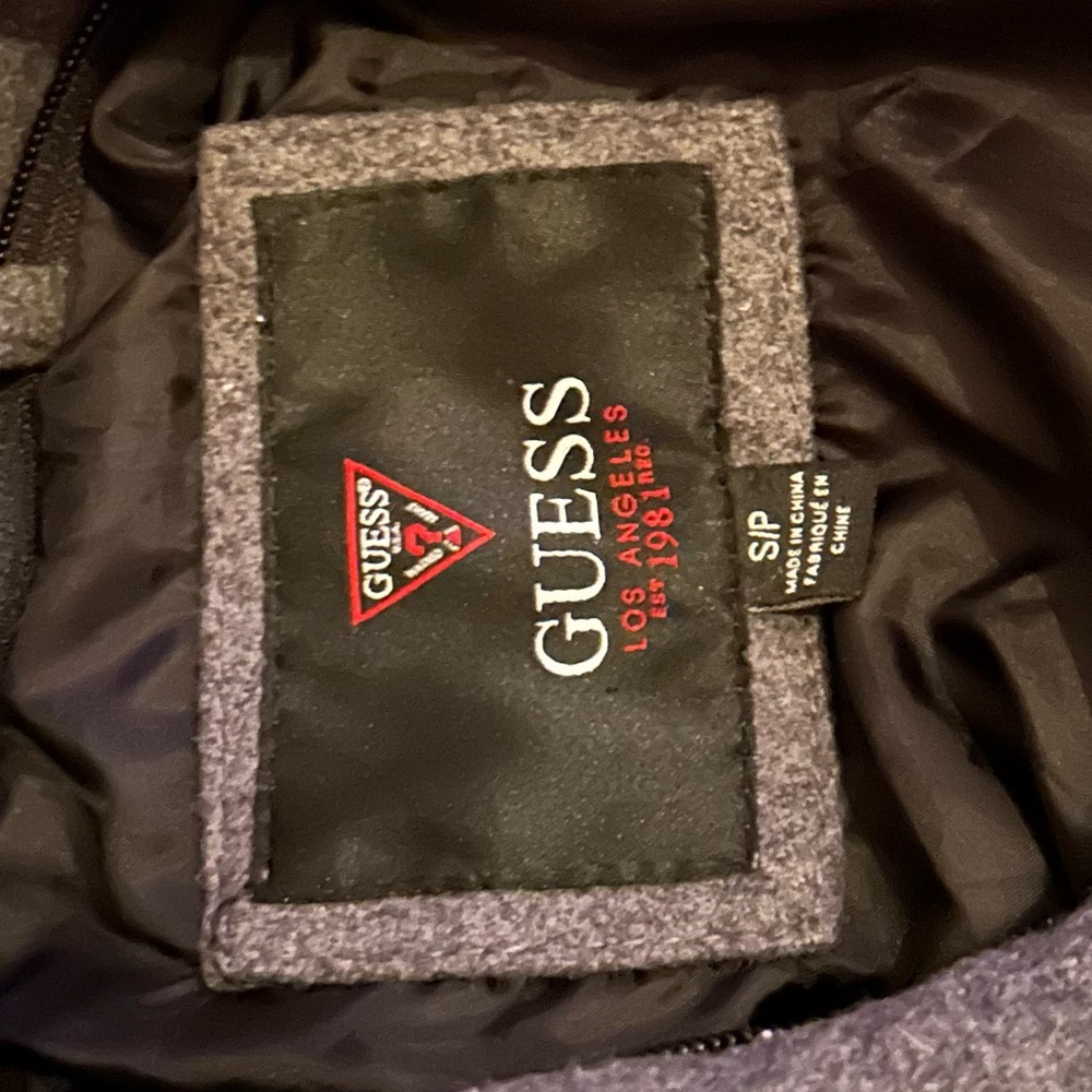 Guess wool zipper jacket